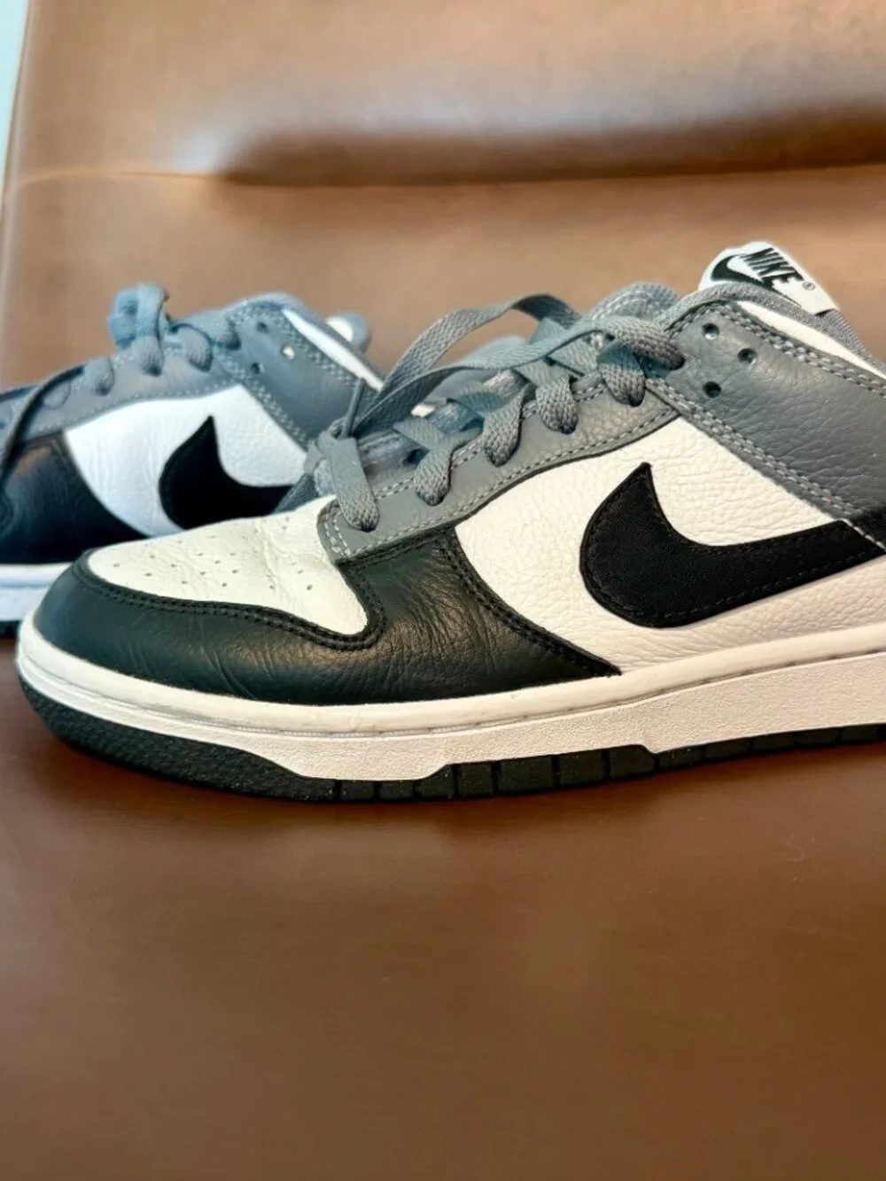 Nike Dunk Low, Men's Size 9, Blk/White/Grey/Blue
